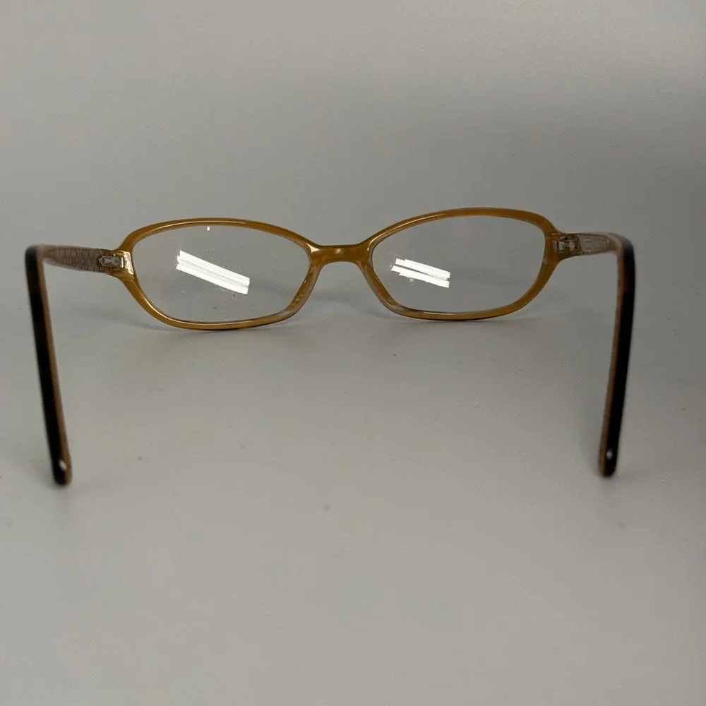 Coach Isabella 512 Tortoise‎ Eyeglass Frames Women 135 Brown Signature Pattern
